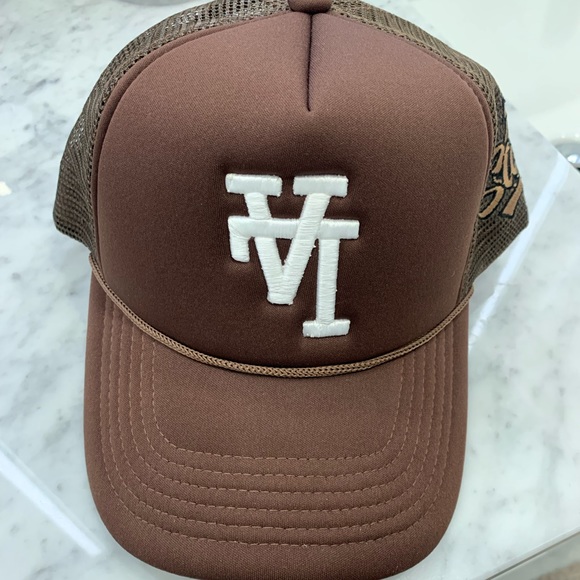 Brown La Dodgers Trucker Hat - Picture 1 of 3